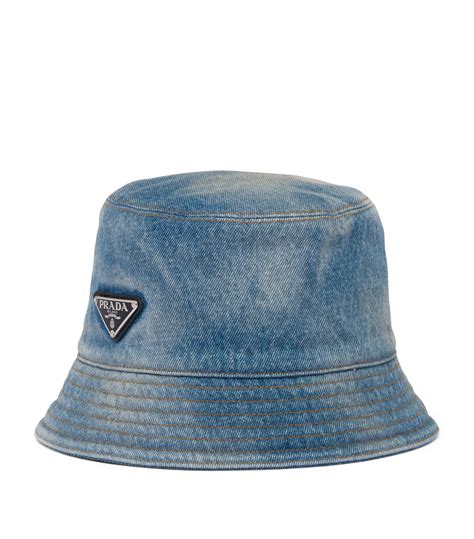 prada bucket hat ebay|Prada denim bucket hat.